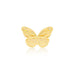 Pavé Diamond Jumbo Butterfly Ring in 14k yellow gold back view