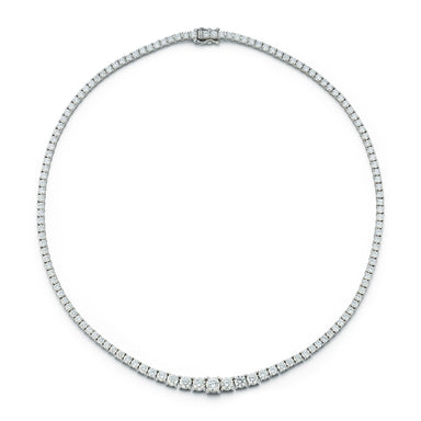 EF Collection diamond riviera tennis necklace in platinum setting