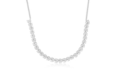 Endless Love Necklace in 14k white gold