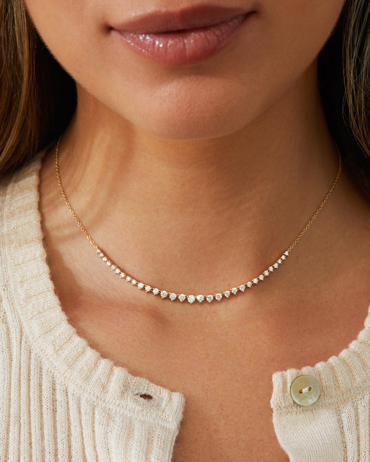 Graduated Diamond Necklace