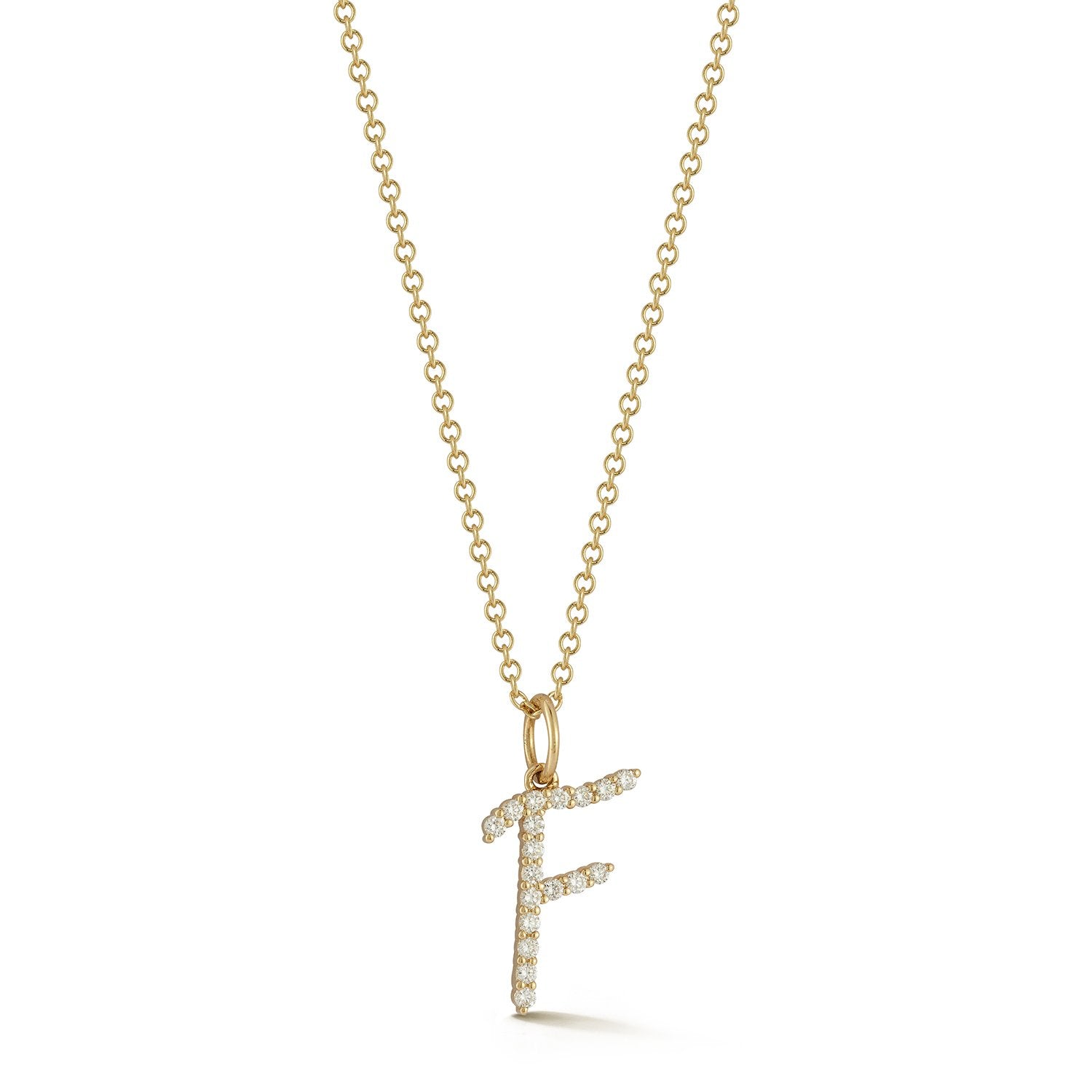 Gold Every Length Initial Chain Necklace