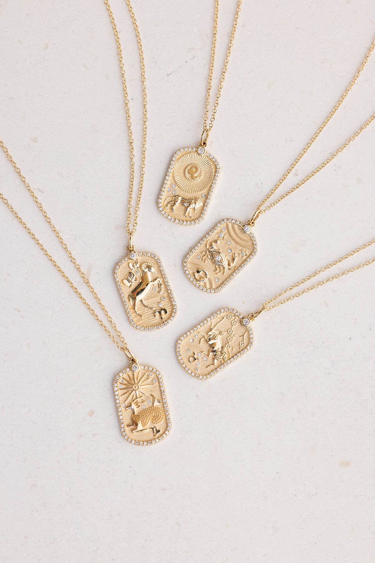 Diamond Zodiac Necklace