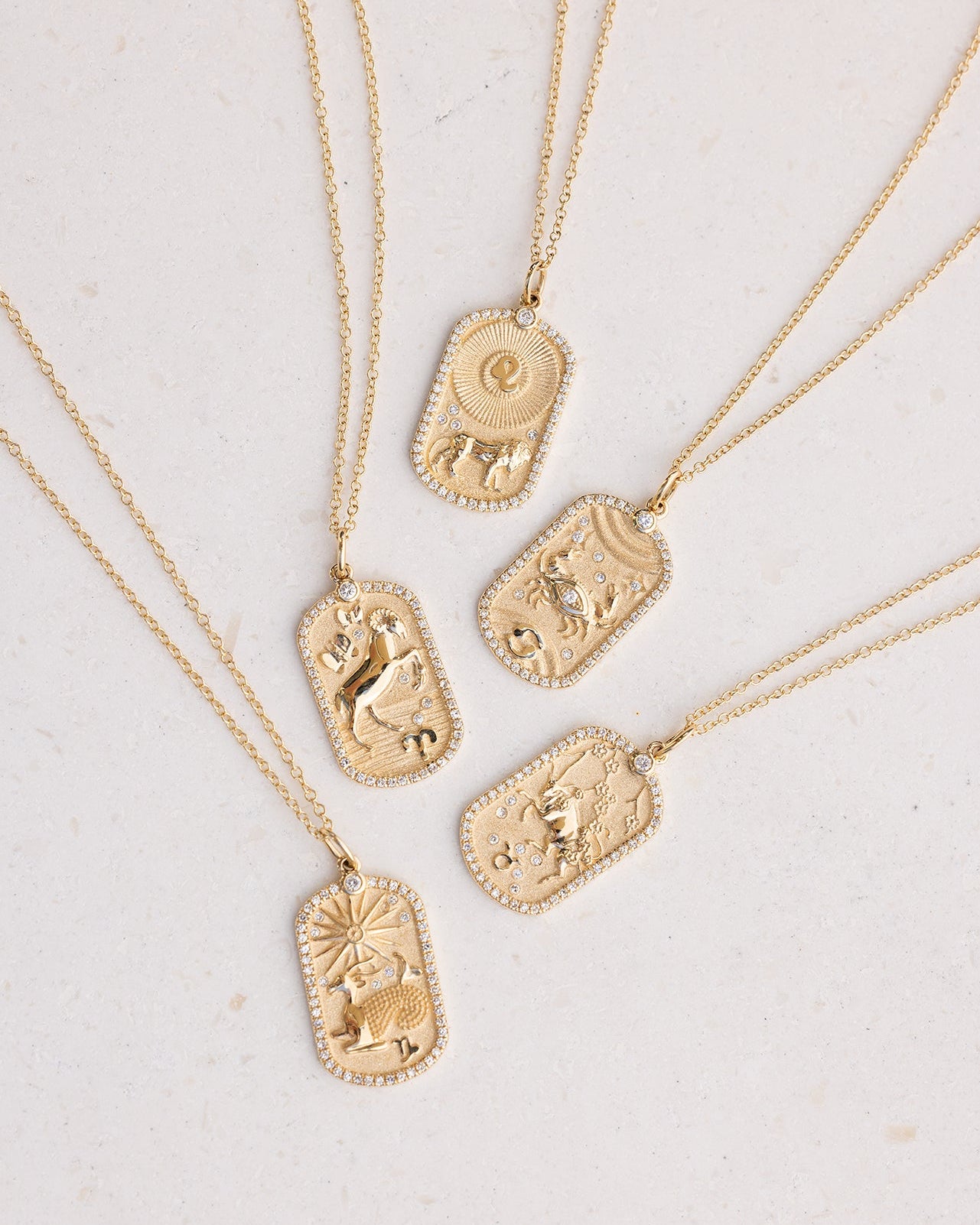 Diamond Zodiac Necklace