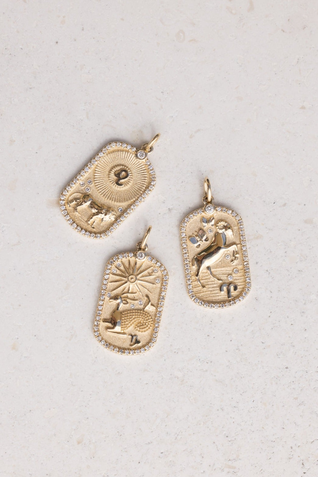Diamond Zodiac Charm