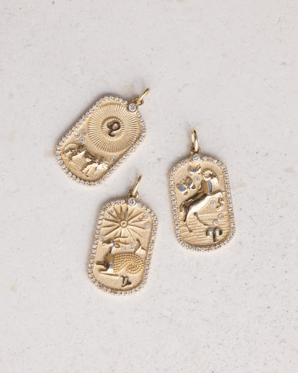 Diamond Zodiac Charm