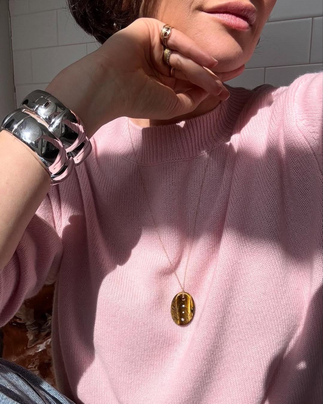 Tiger's Eye Aura Necklace