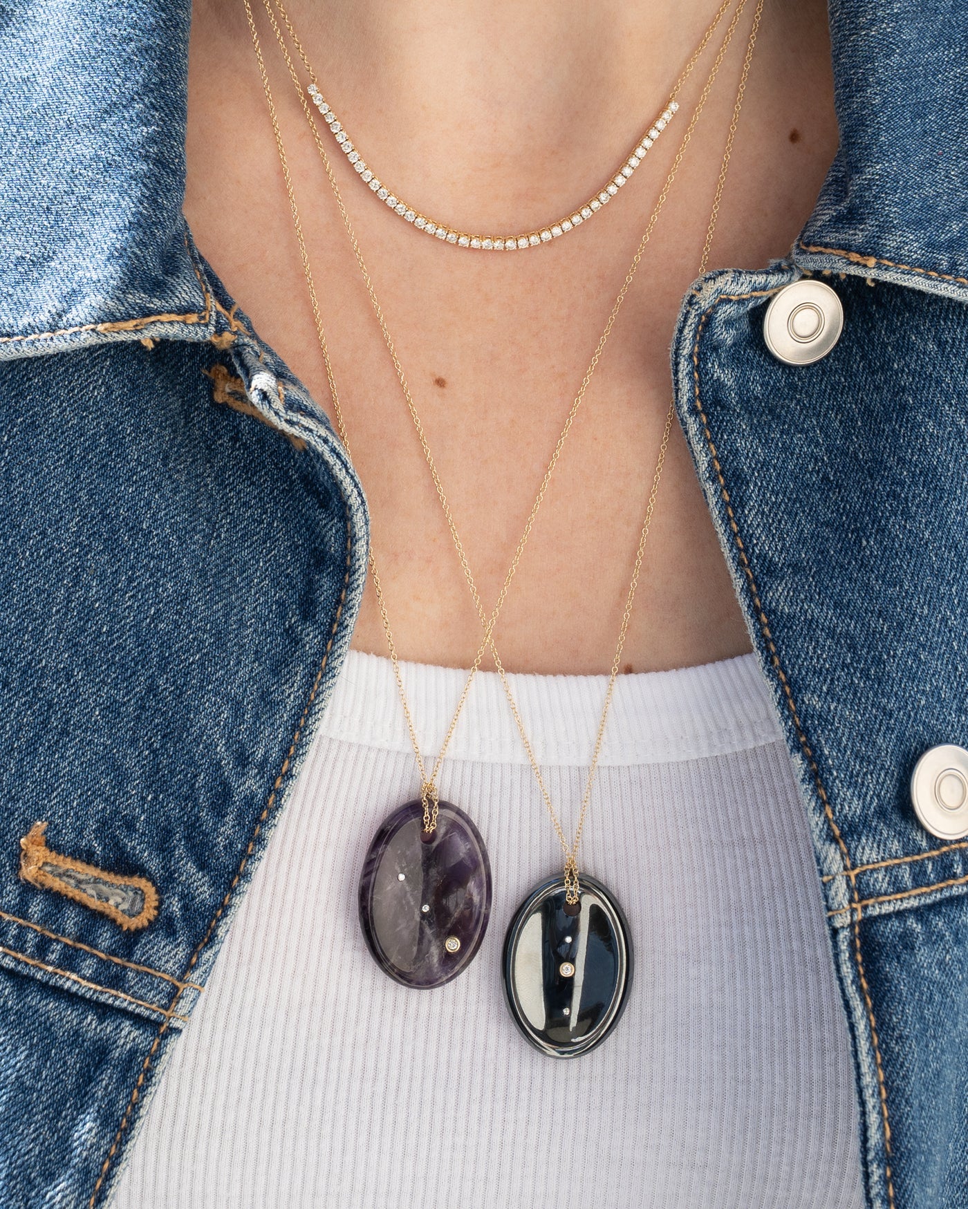 Amethyst Aura Necklace