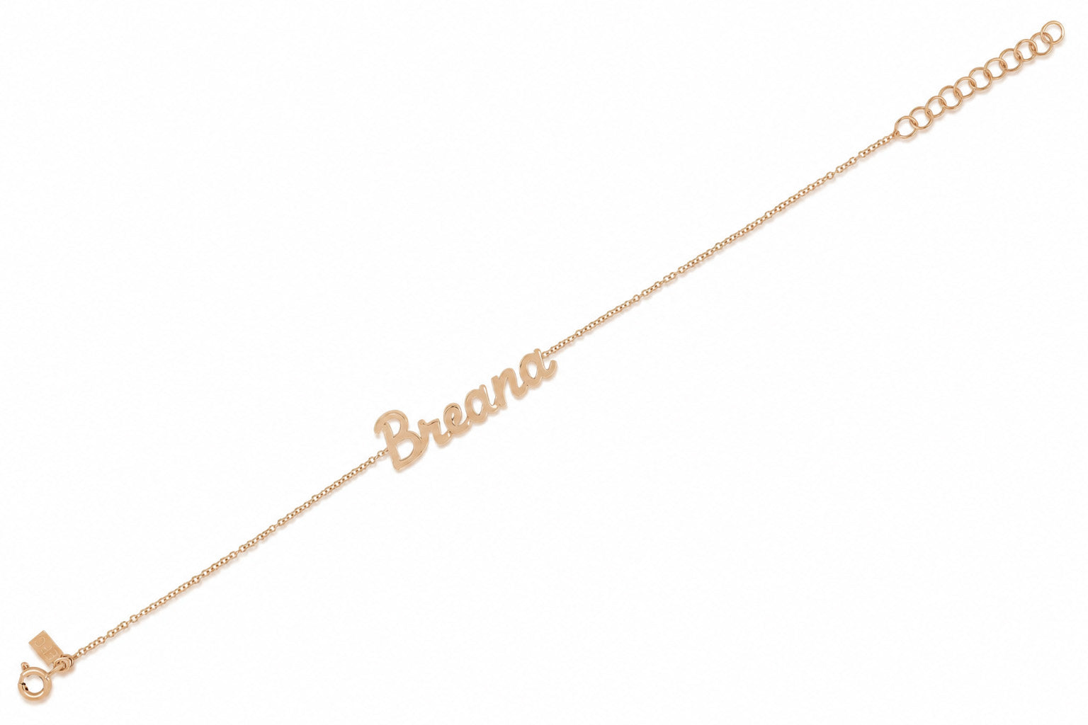 Gold Script Name Bracelet