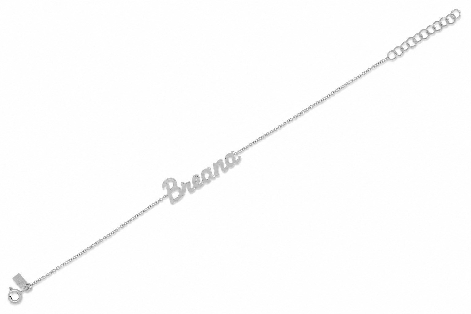 Gold Script Name Bracelet