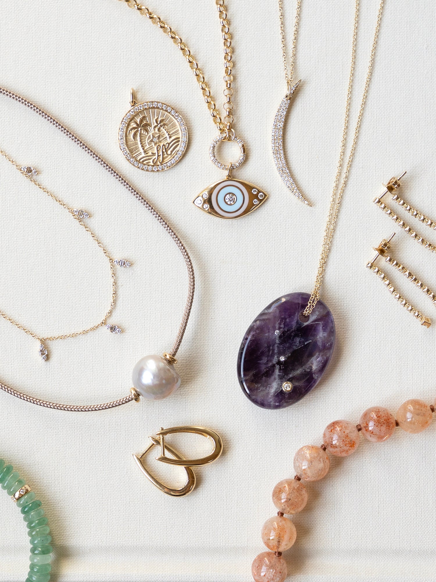 Amethyst Aura Necklace
