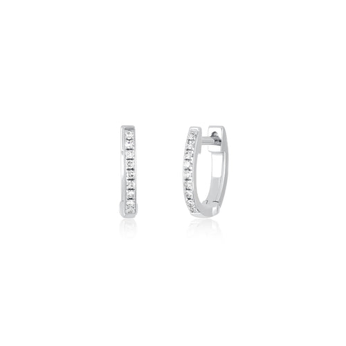 Diamond Mini Huggie Earring