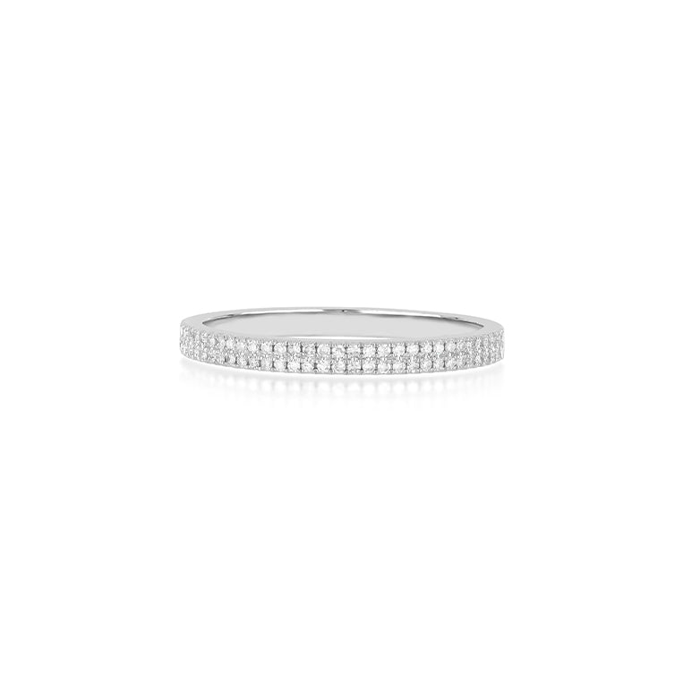 Double Row Diamond Ring