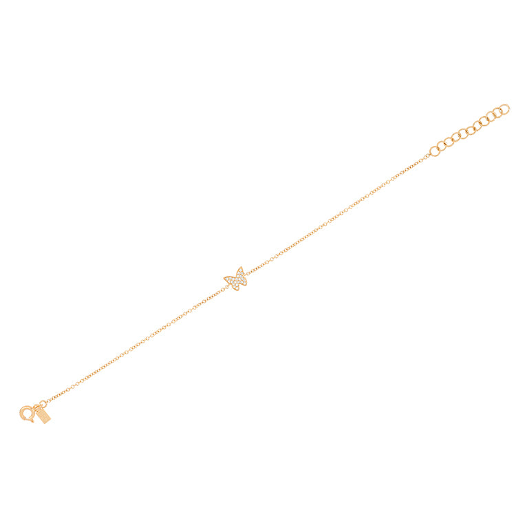 Diamond Butterfly Bracelet