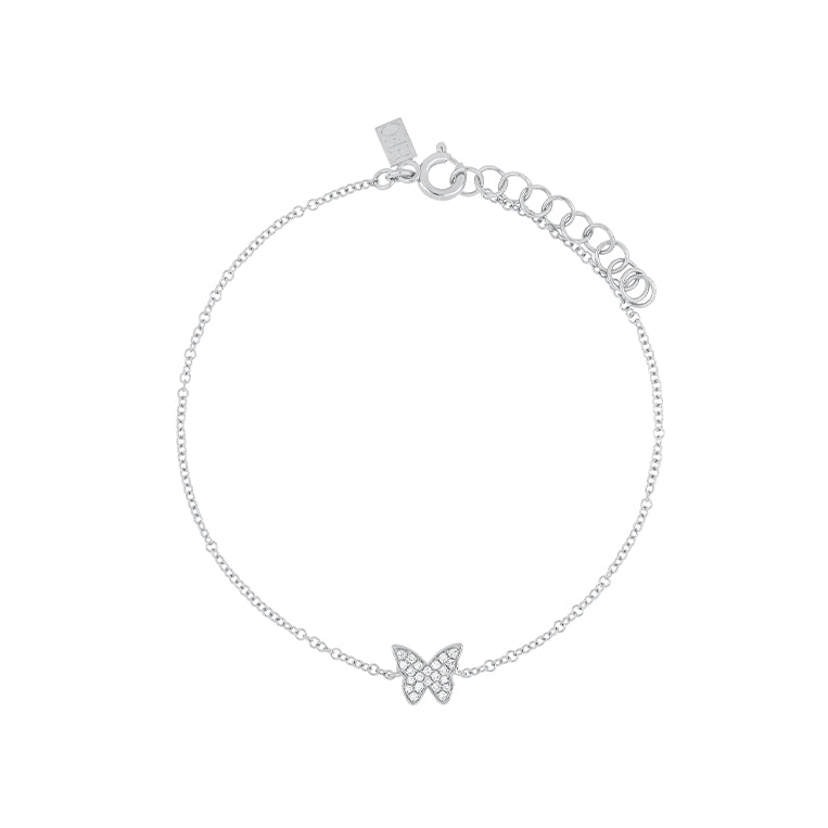 Sterling Silver Butterfly Bracelet