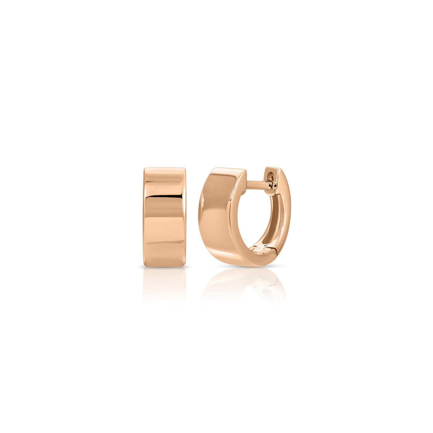 Gold Jumbo Huggie Earrings