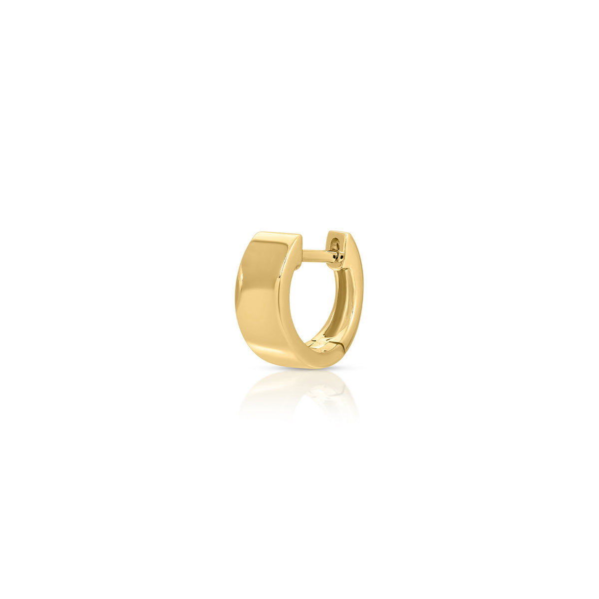 Gold Jumbo Huggie Earrings