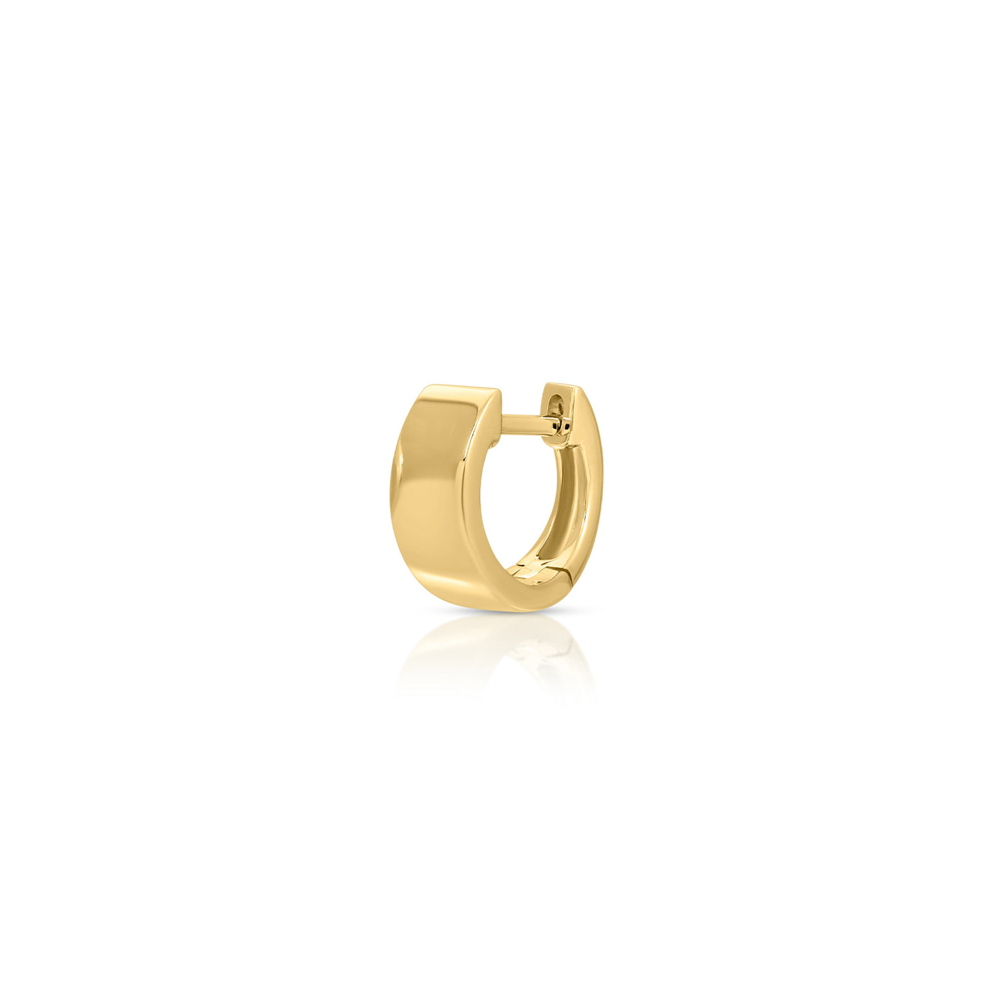 Gold Jumbo Huggie Earrings