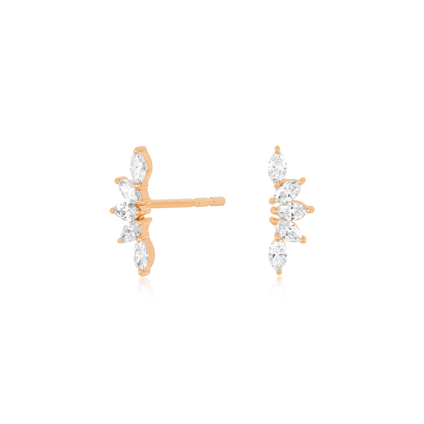 Diamond Marquise Fan Earring