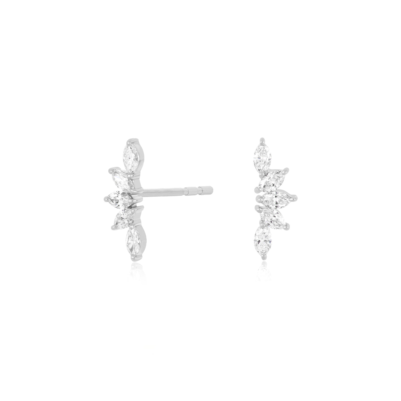 Diamond Marquise Fan Earring