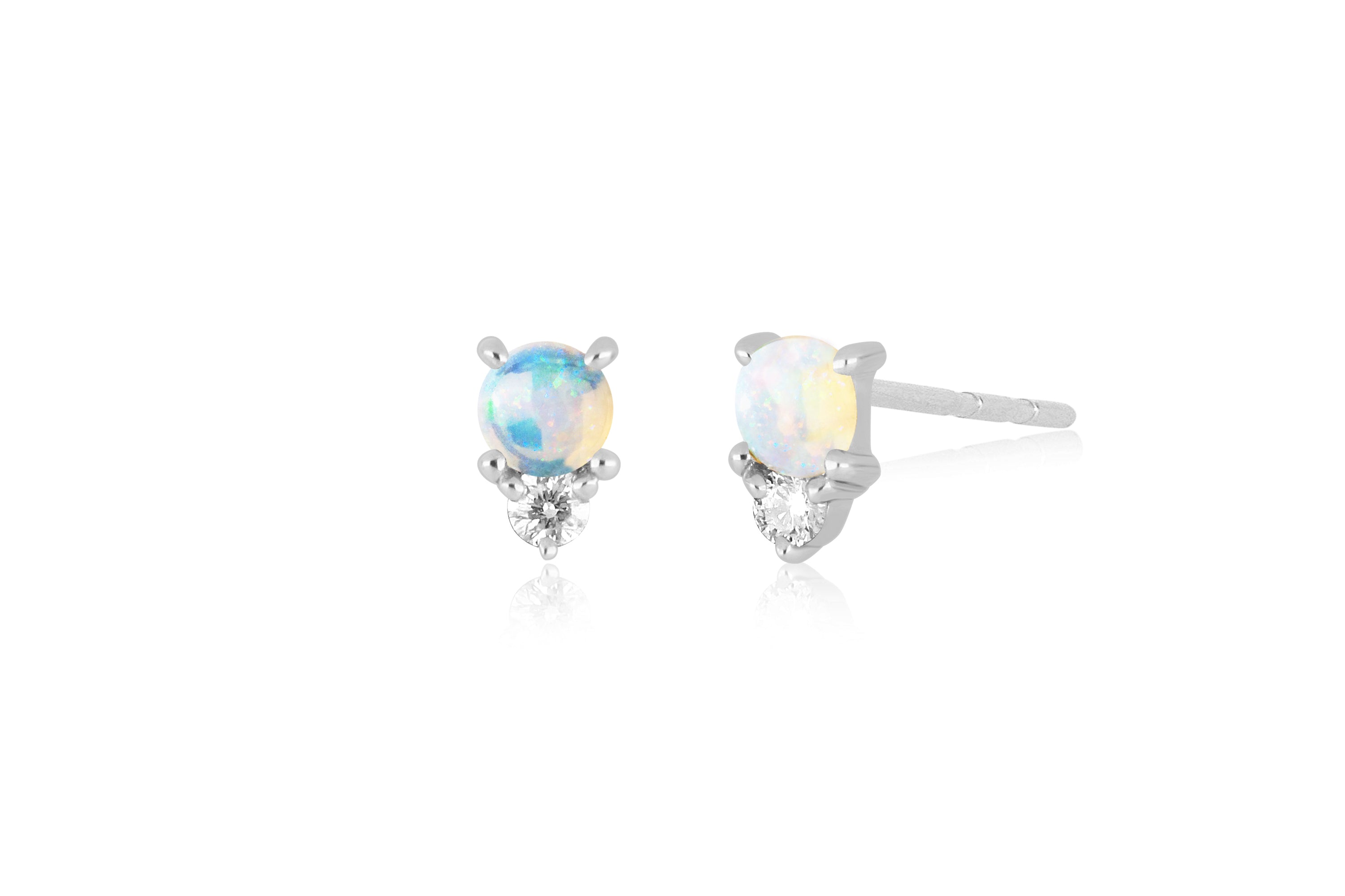 Mini Birthstone Stud Earring