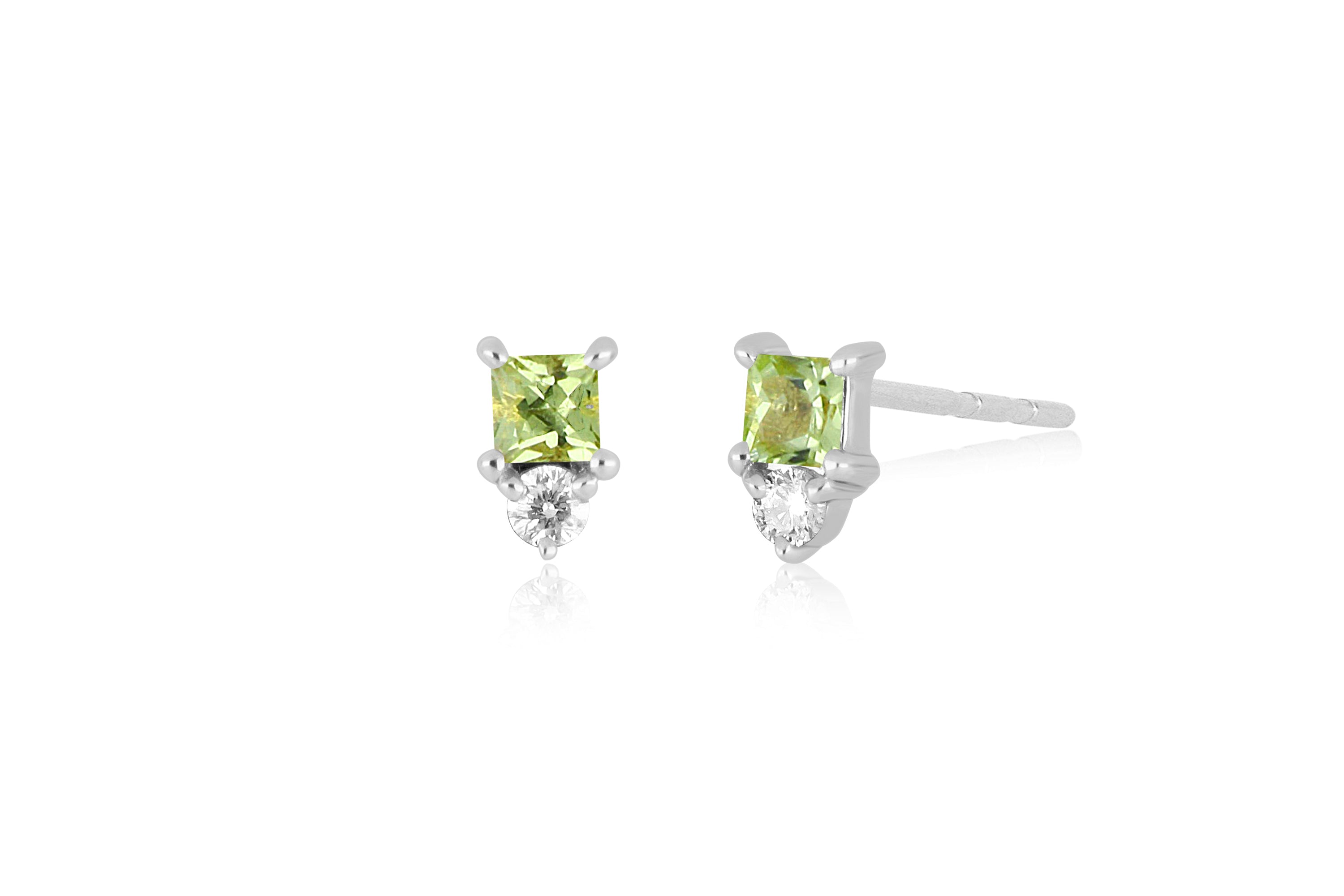 Mini Birthstone Stud Earring
