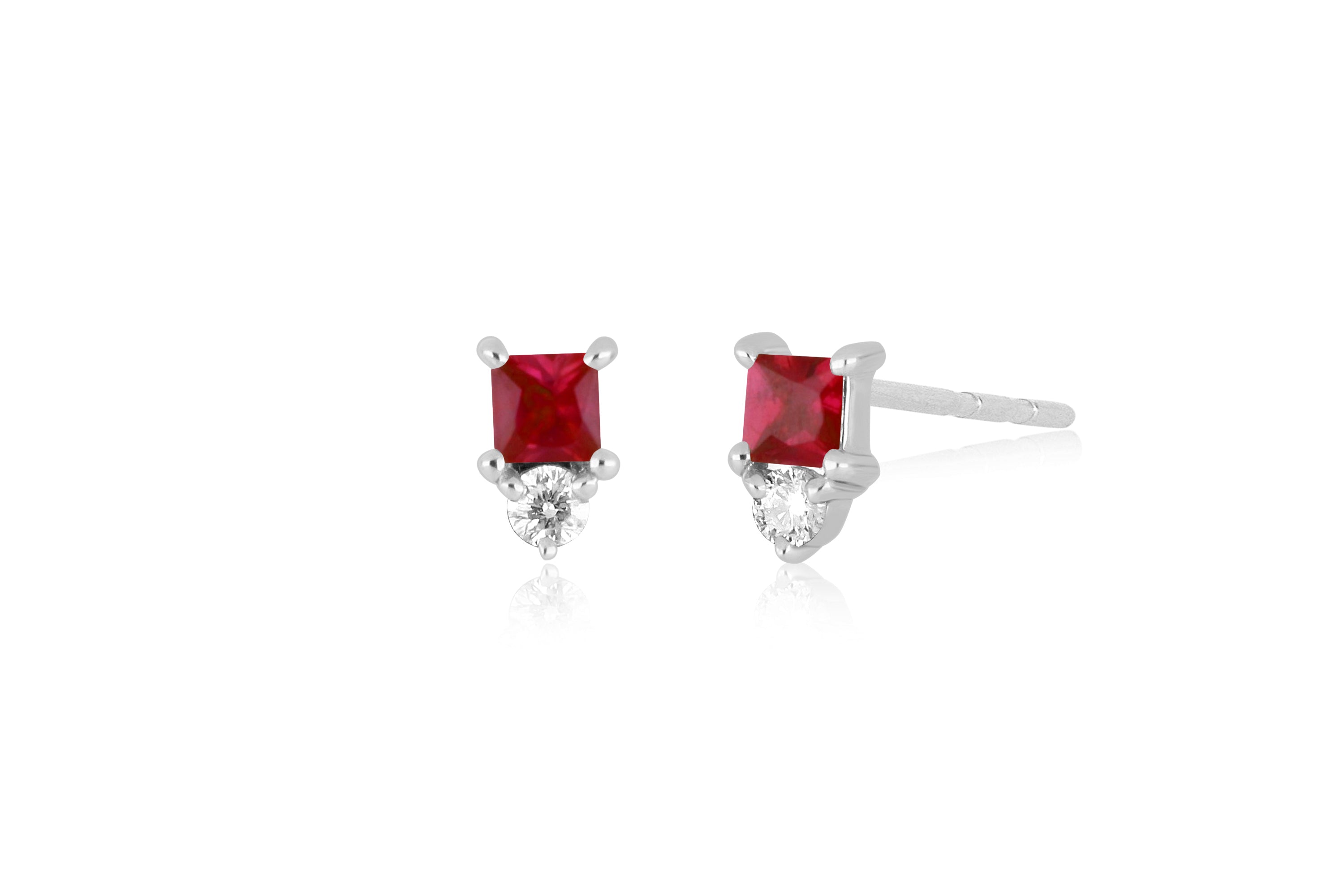 Mini Birthstone Stud Earring