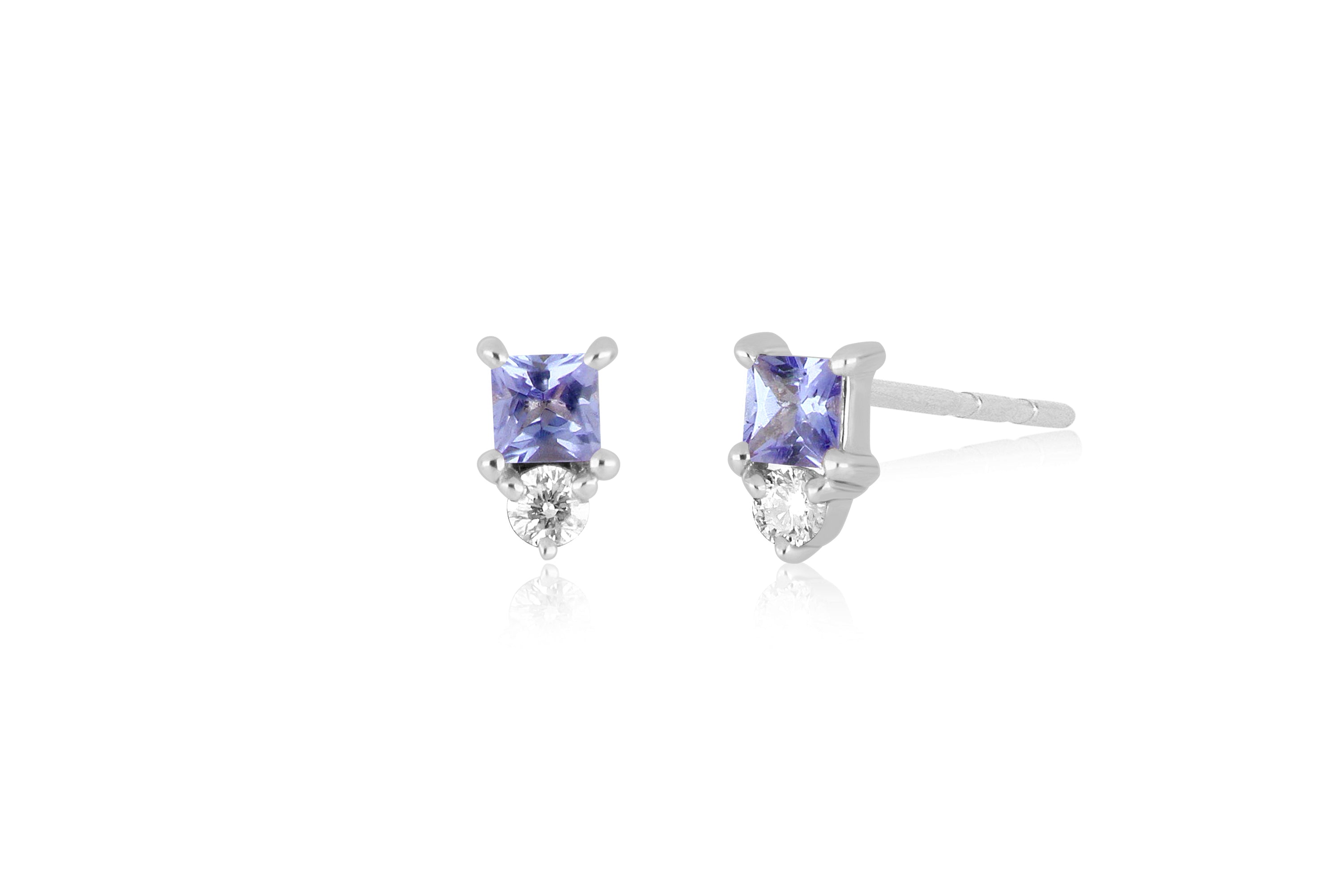 Mini Birthstone Stud Earring
