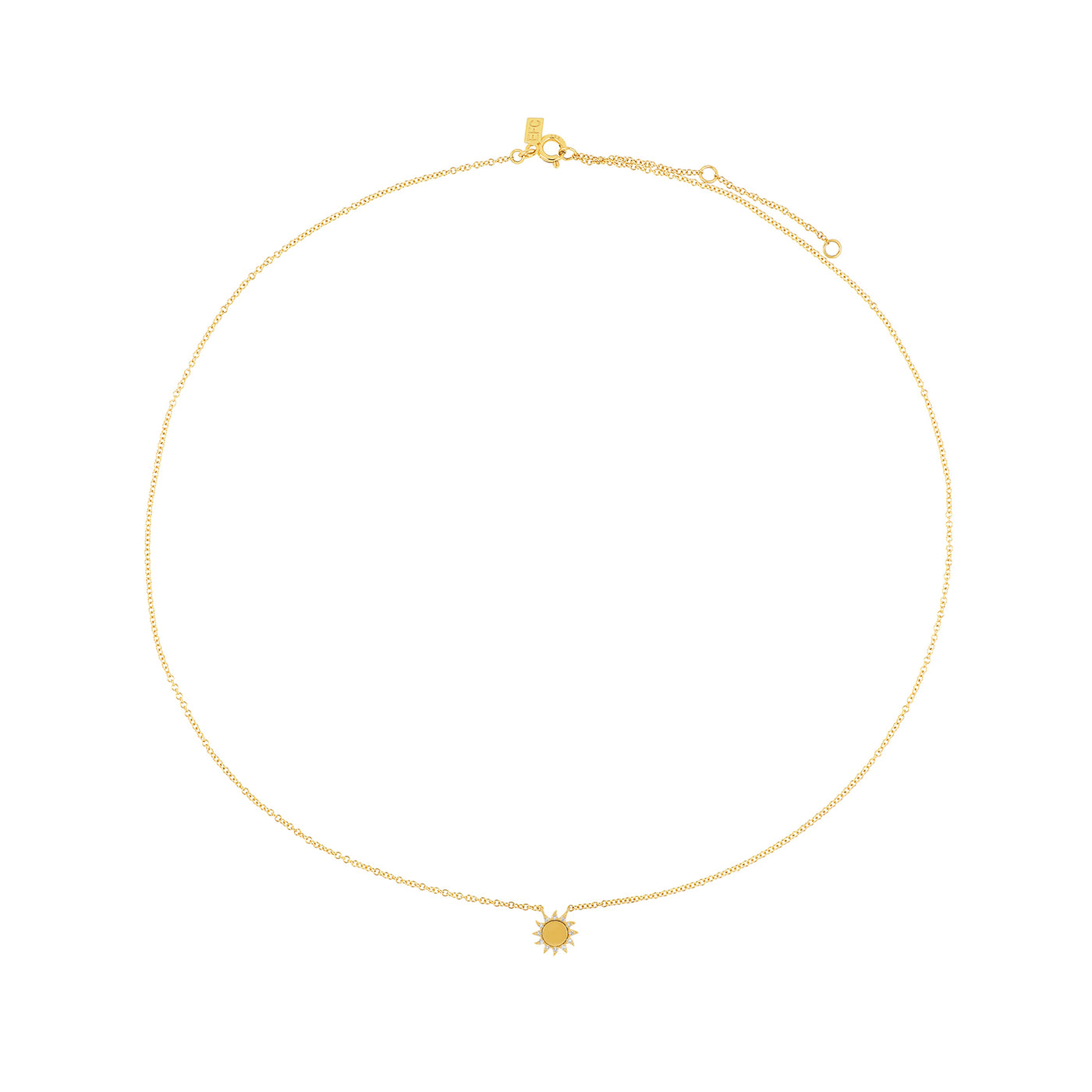 You Are My Sunshine Diamond Necklace
