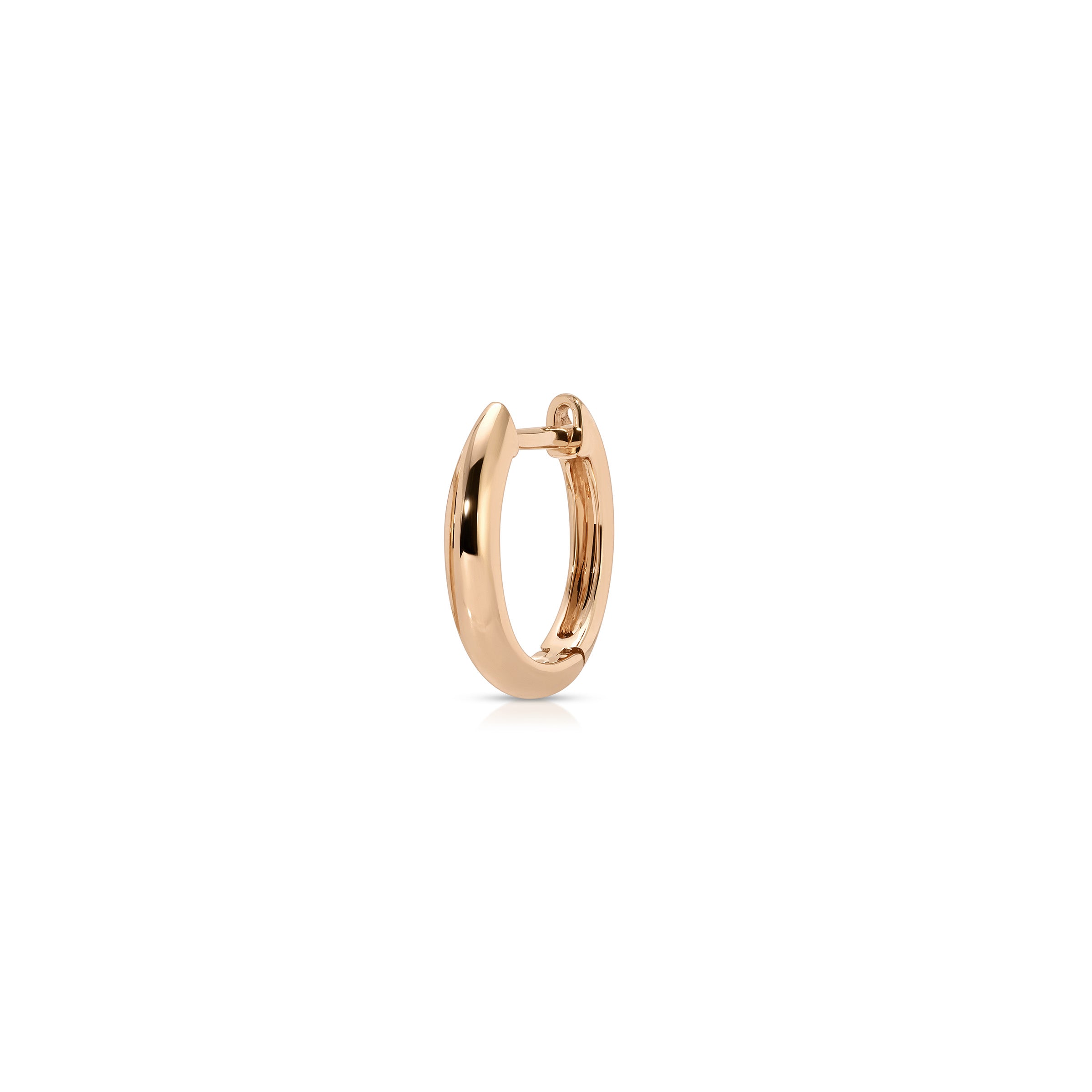 Gold Dome Huggie Earring