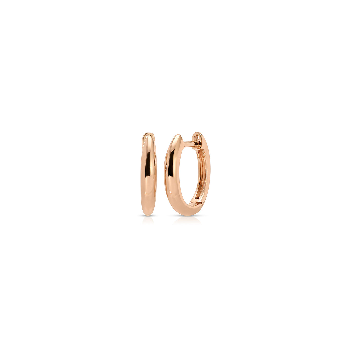 Gold Dome Huggie Earring