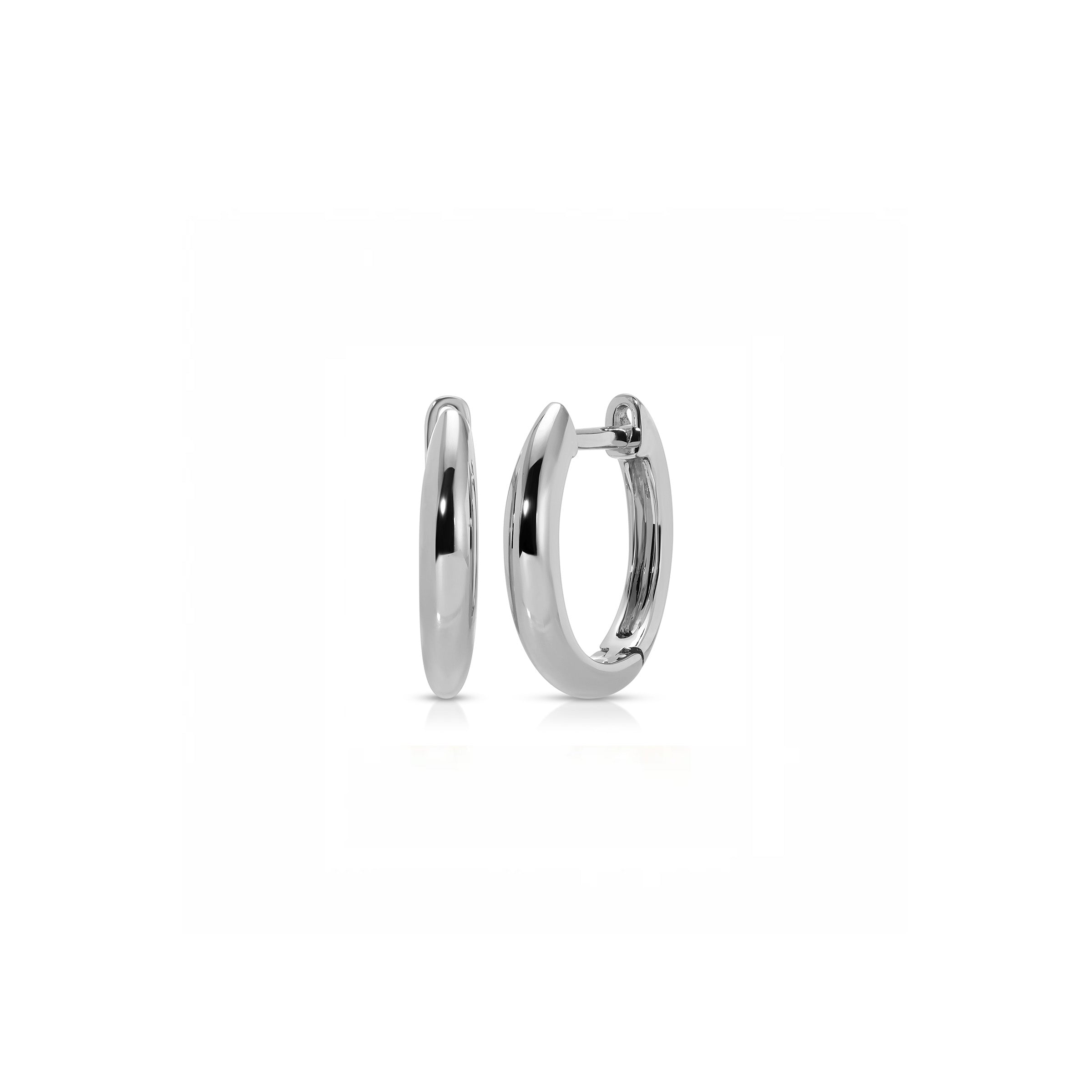 Gold Dome Huggie Earring