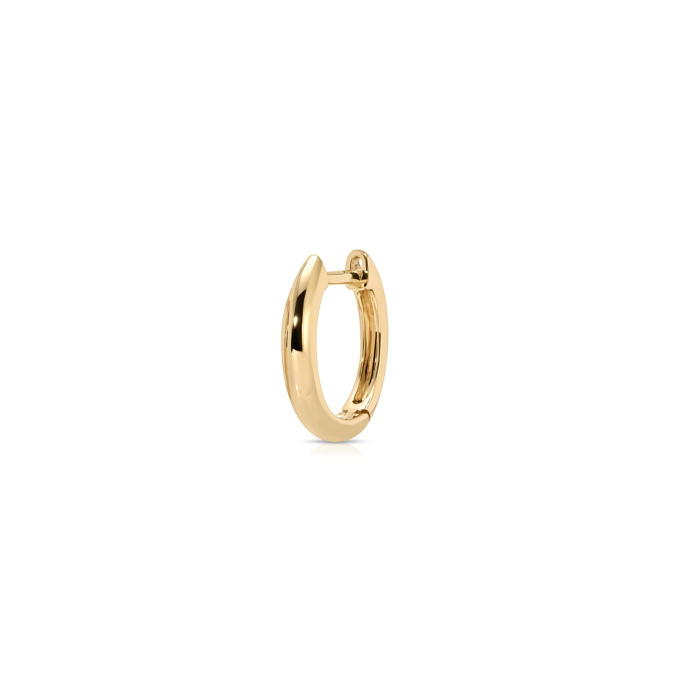 Gold Dome Huggie Earring