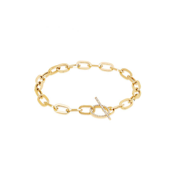 アクセサリー 14k Braided Chain WG Bracelet ZOECHICCO_XLSTB-1-