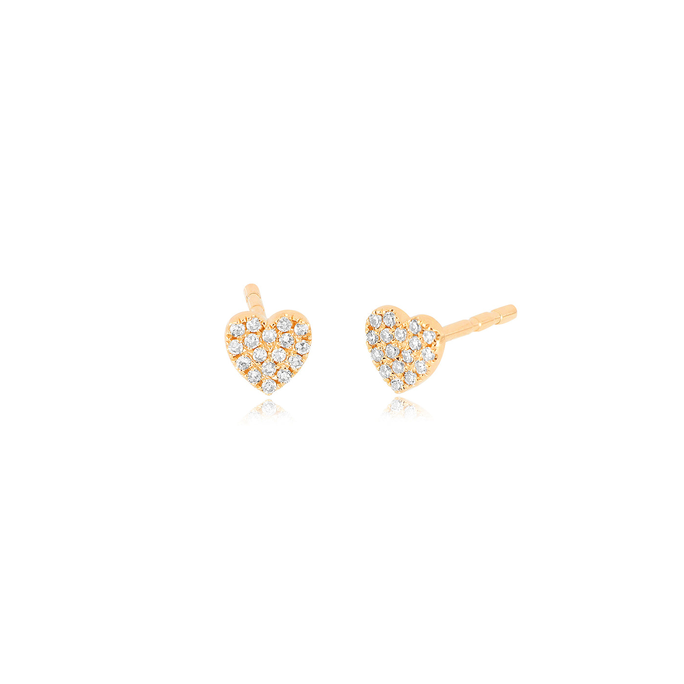 Diamond Baby Heart Stud Earring