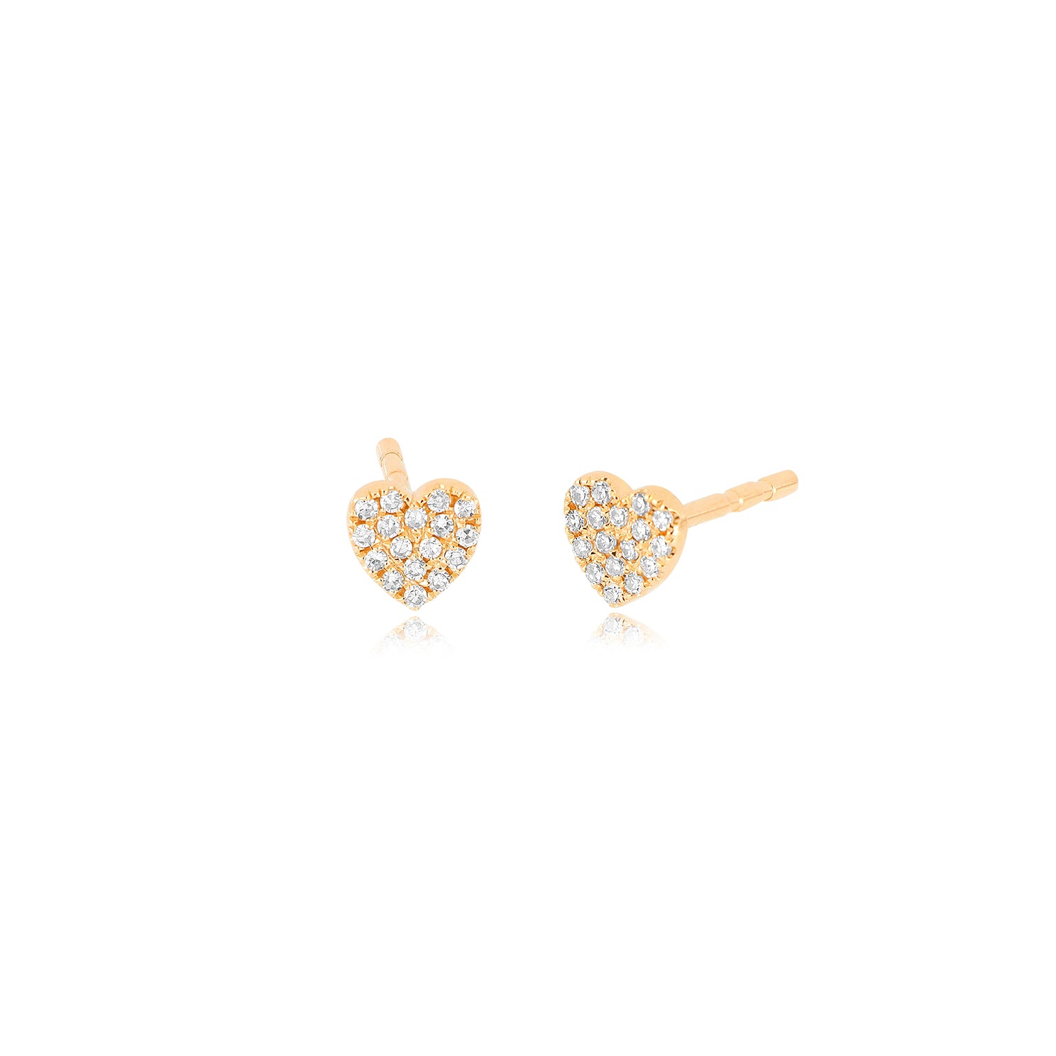 Diamond Baby Heart Stud Earring