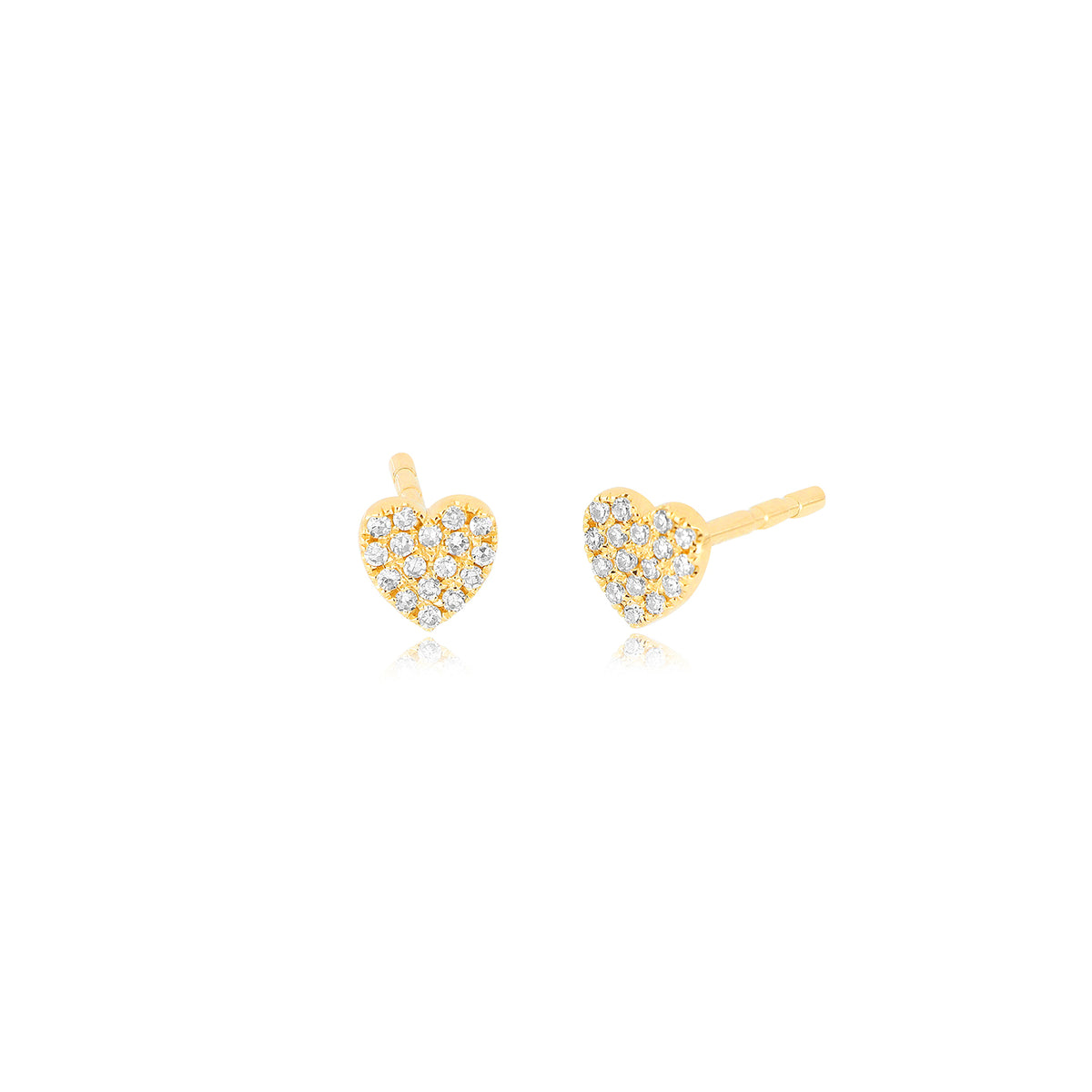 Diamond Baby Heart Stud Earring