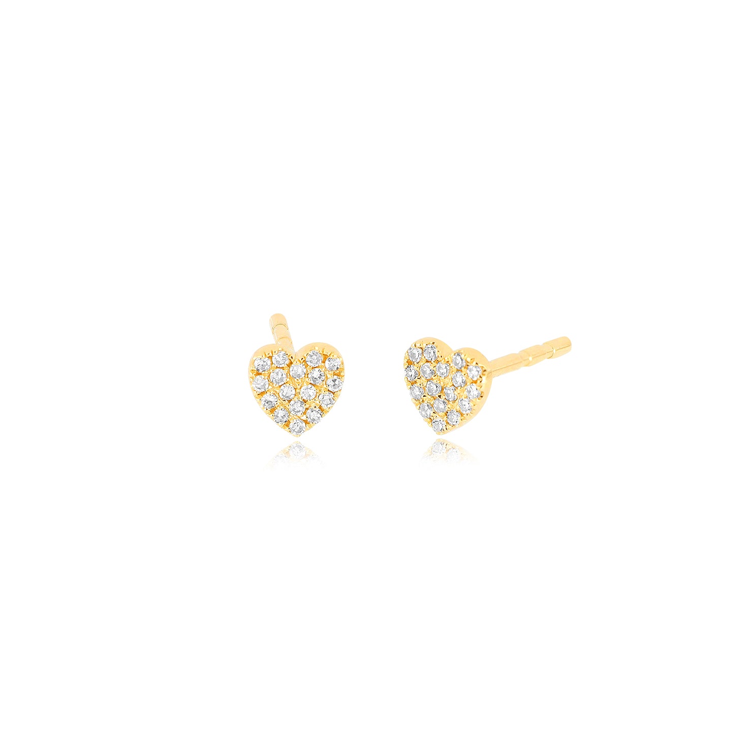 Diamond Baby Heart Stud Earring