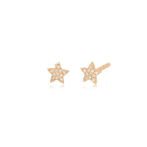 Diamond Baby Star Stud Earring
