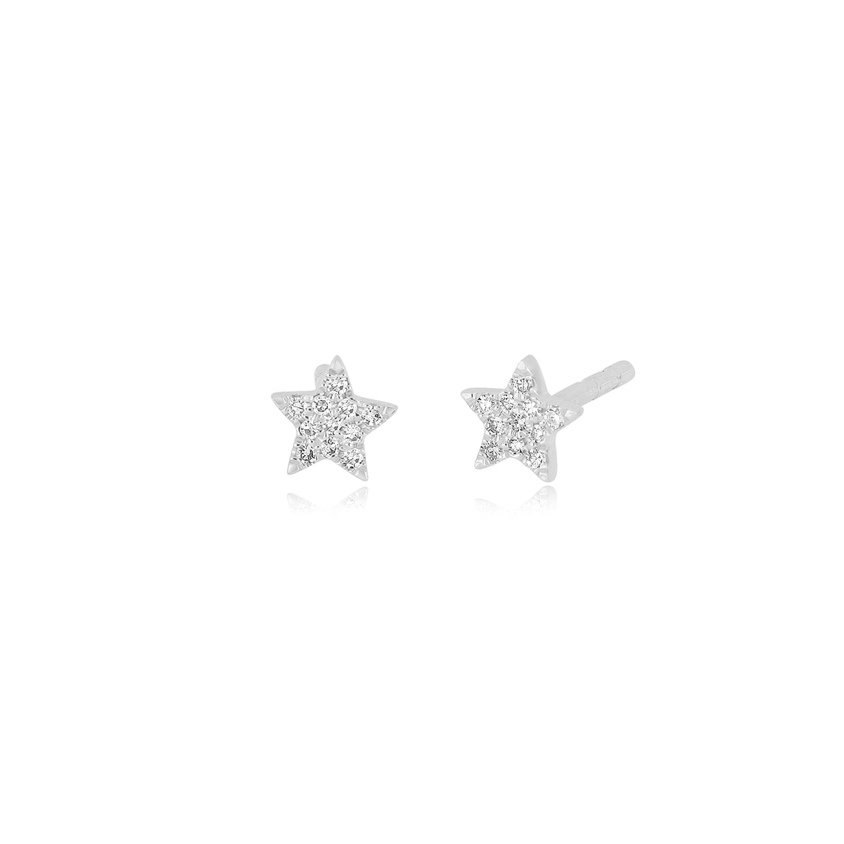 Diamond Baby Star Stud Earring
