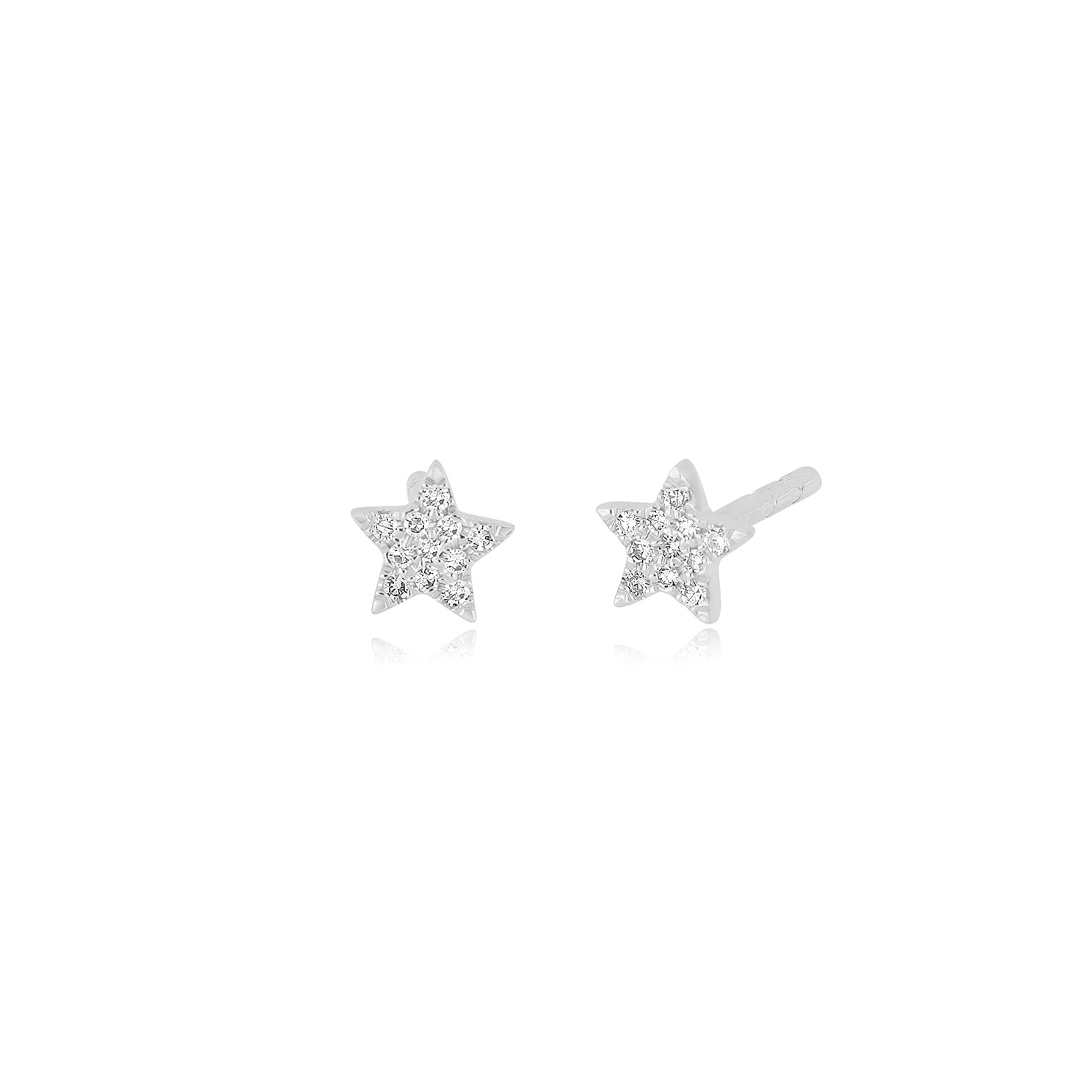 Diamond Baby Star Stud Earring