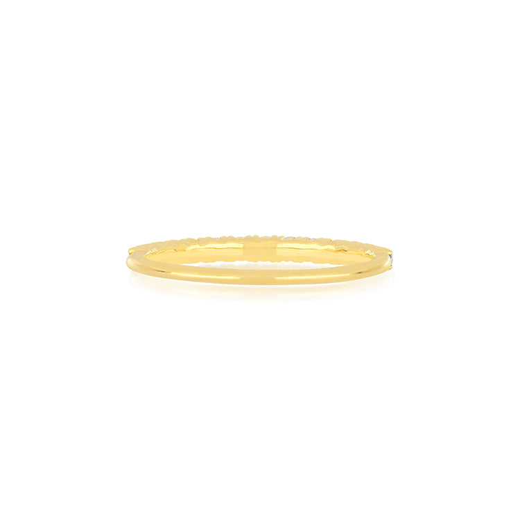 Full Cut Diamond Arc Ring