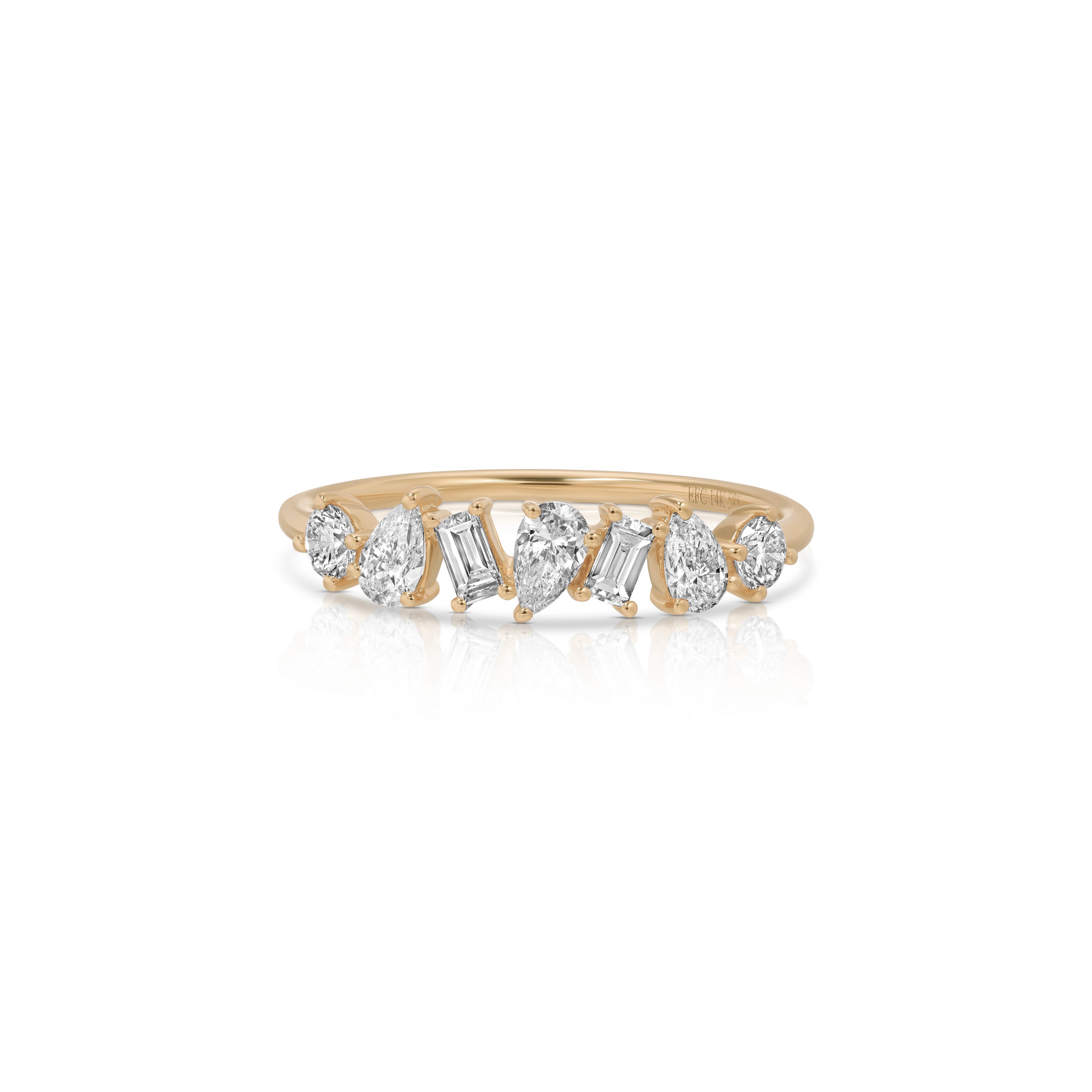 Jumbo Multifaceted Diamond Ring