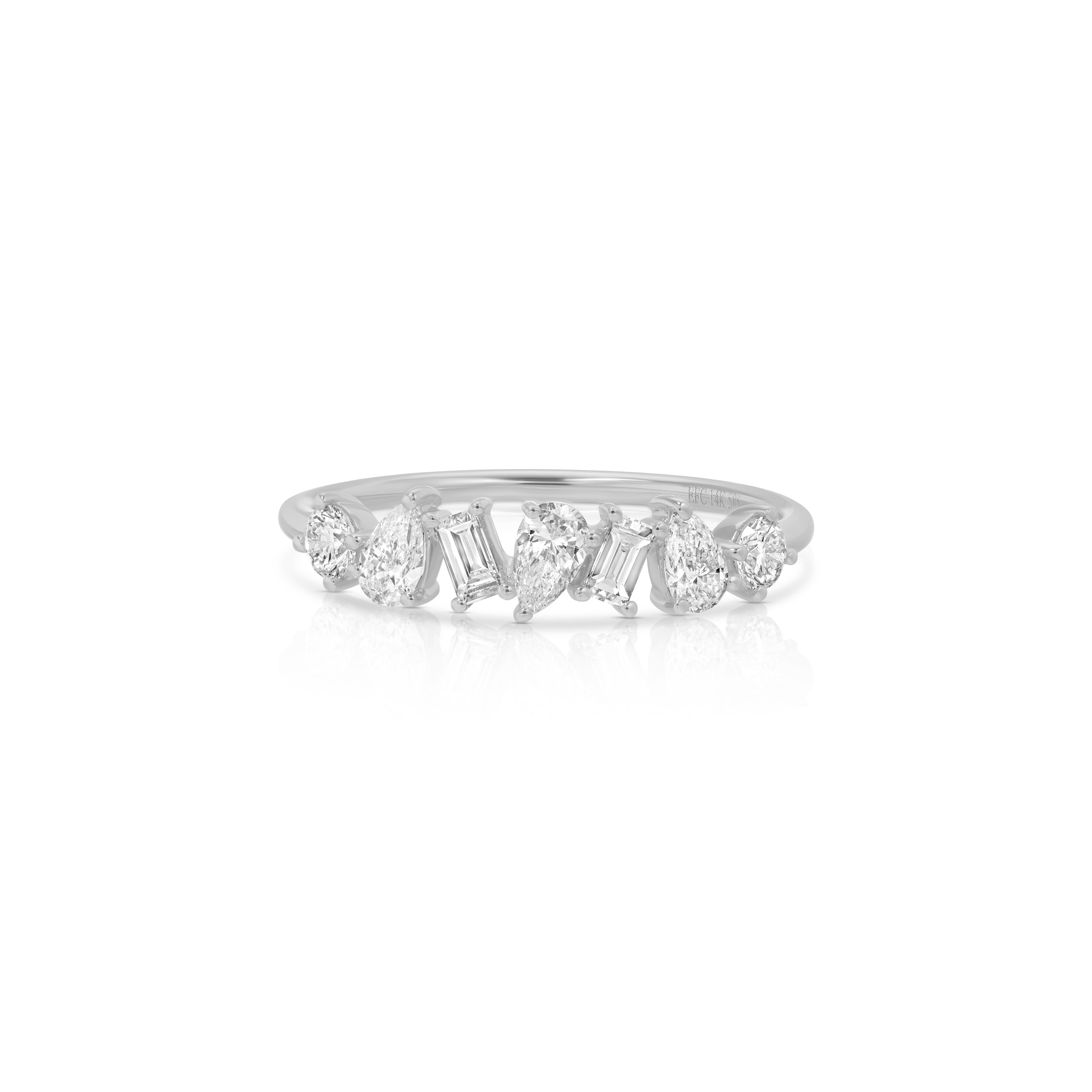 Jumbo Multifaceted Diamond Ring