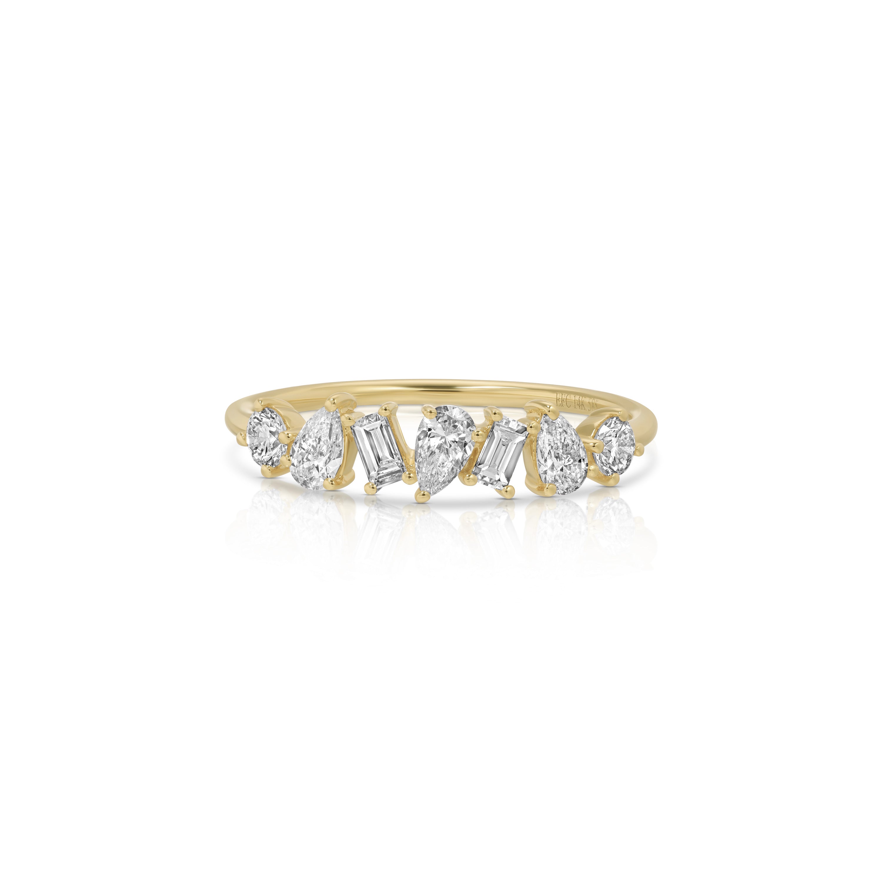 Jumbo Multifaceted Diamond Ring
