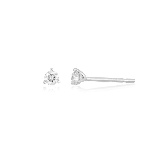 Jumbo Solitaire Diamond Stud Earring