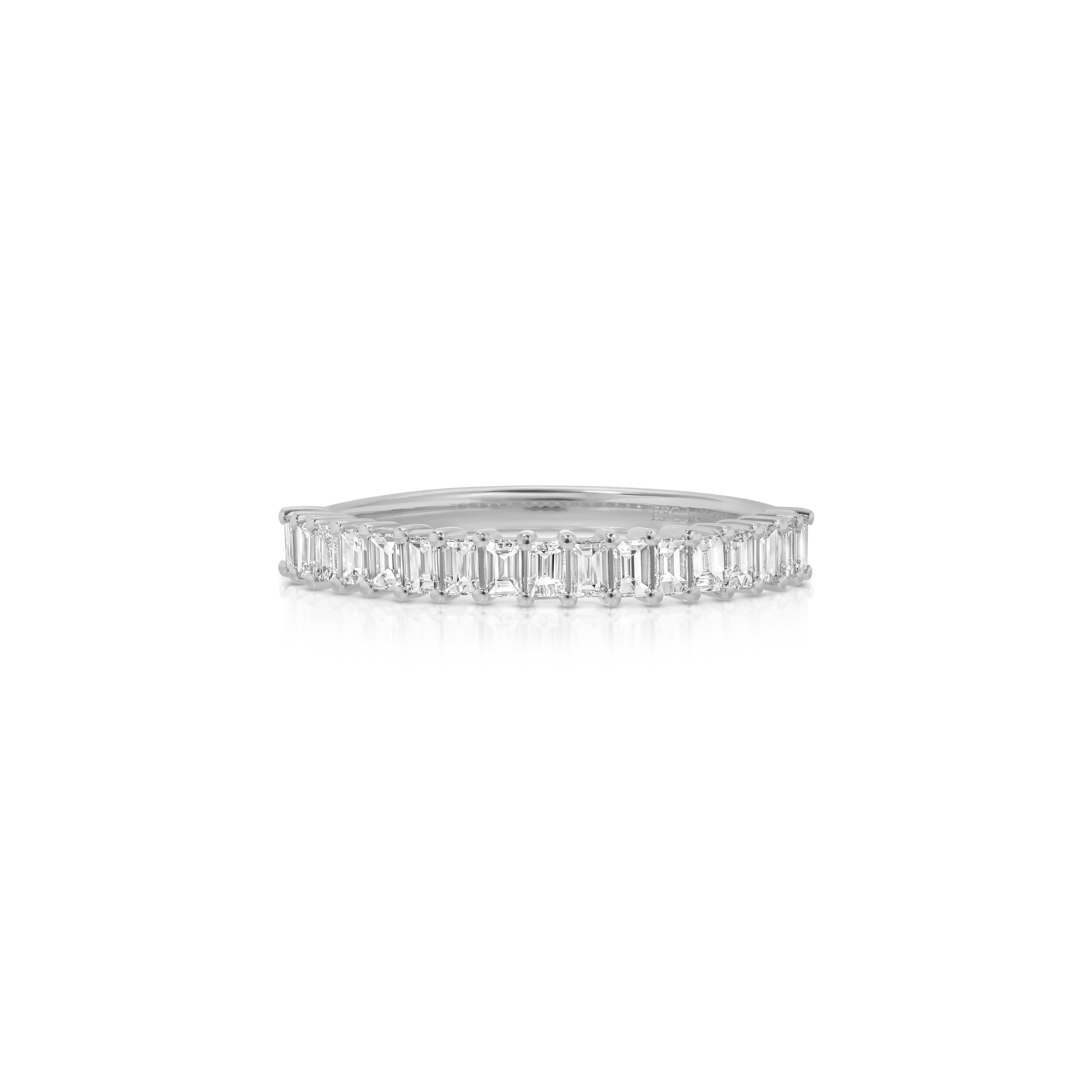 Prong Set Diamond Baguette Ring