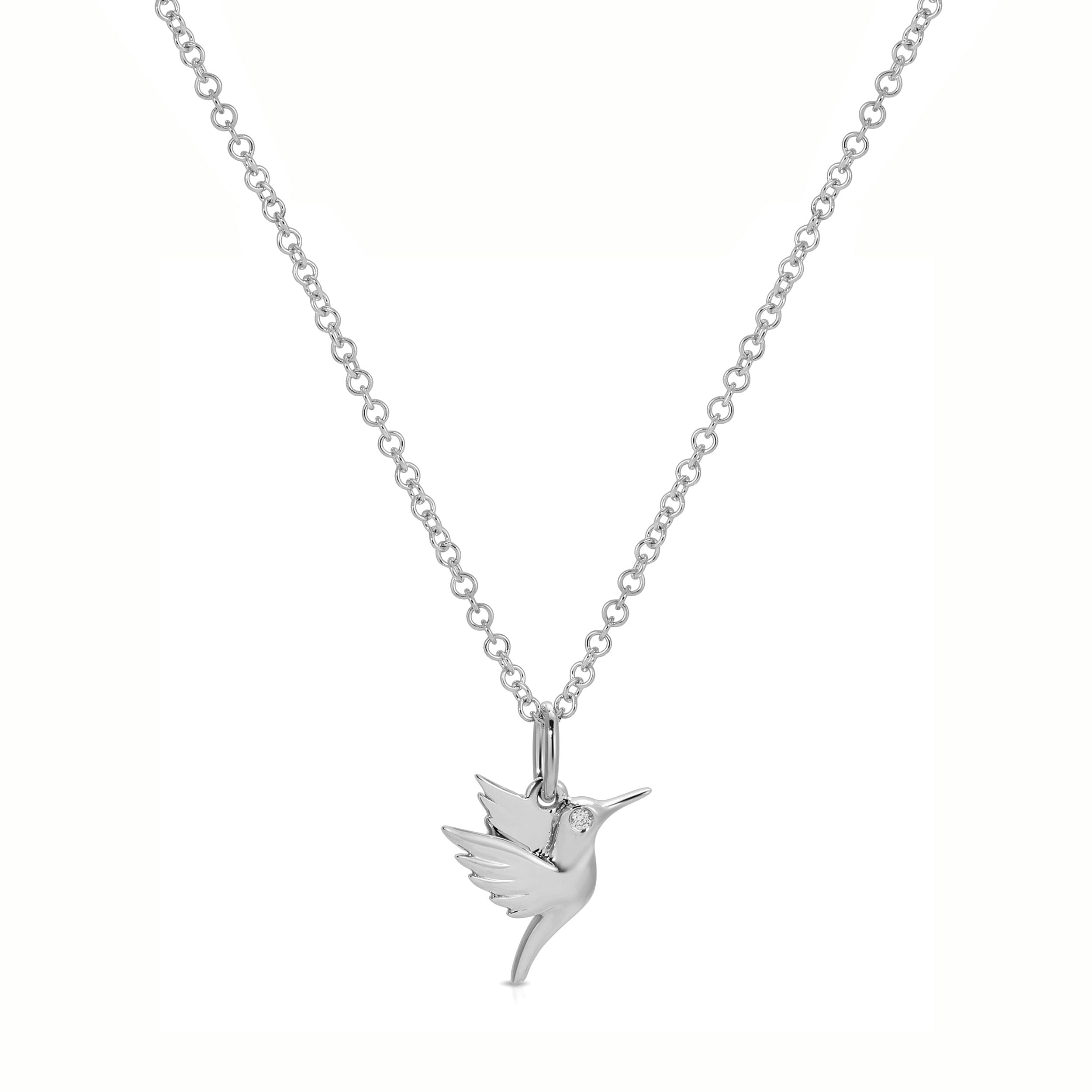 Gold Hummingbird Necklace