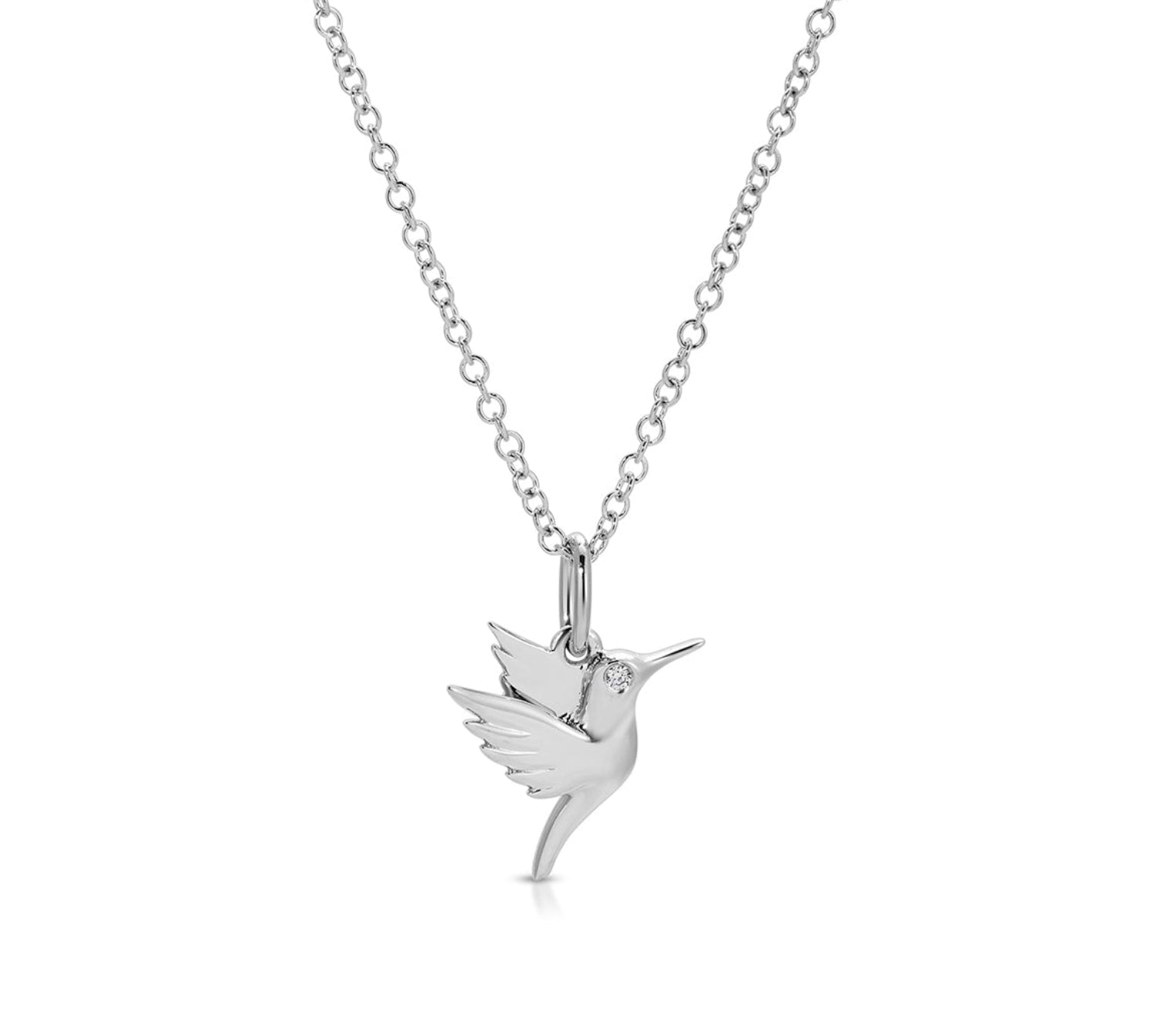 Gold Hummingbird Necklace