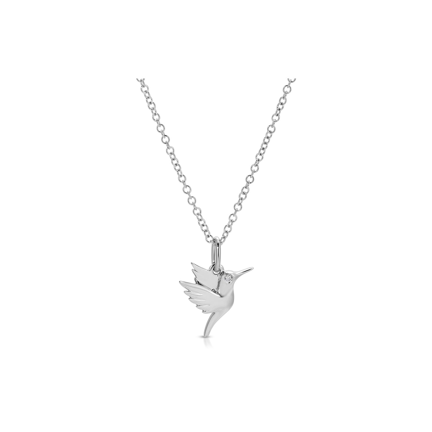 Gold Hummingbird Necklace