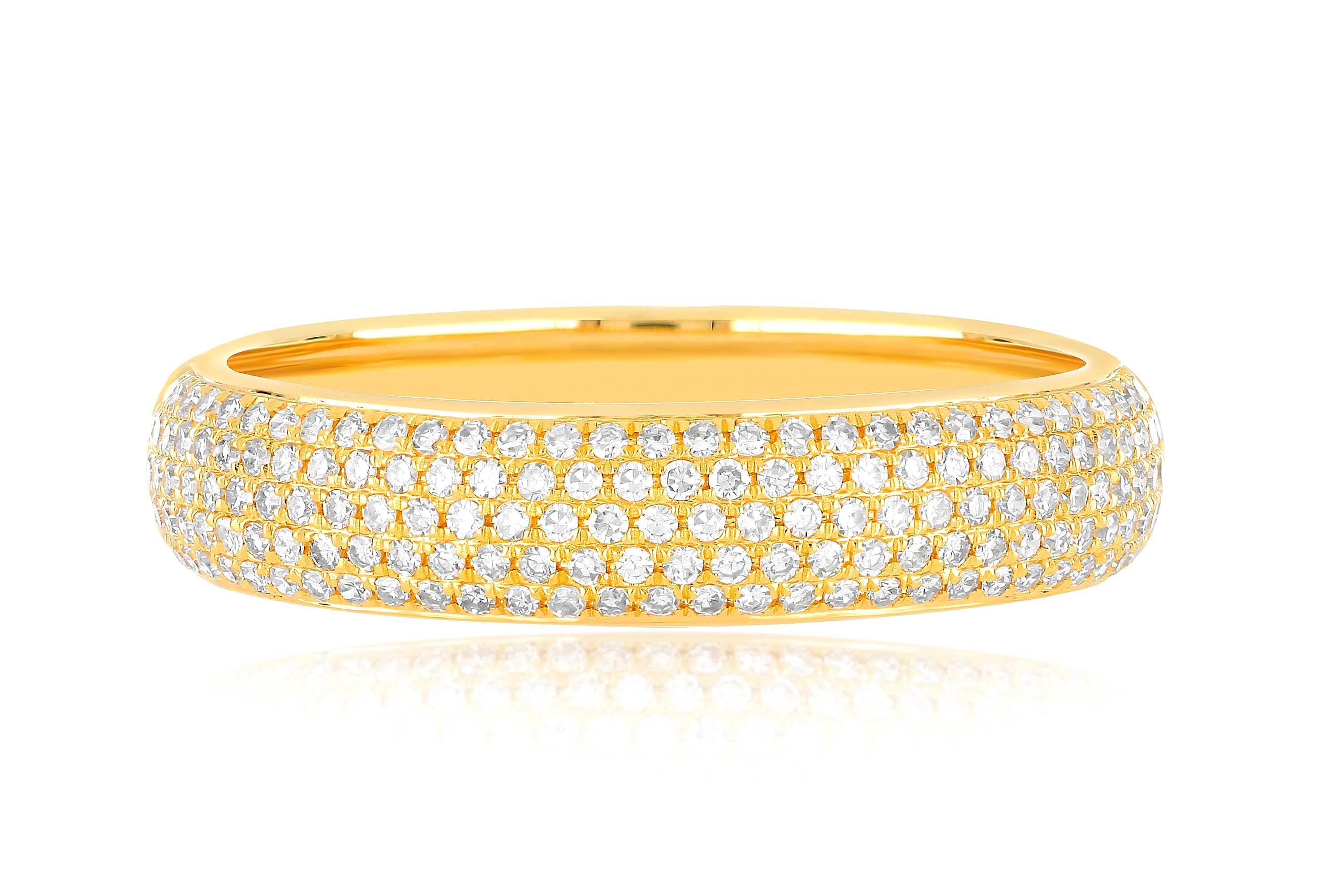 Pavé Diamond Bubble Ring